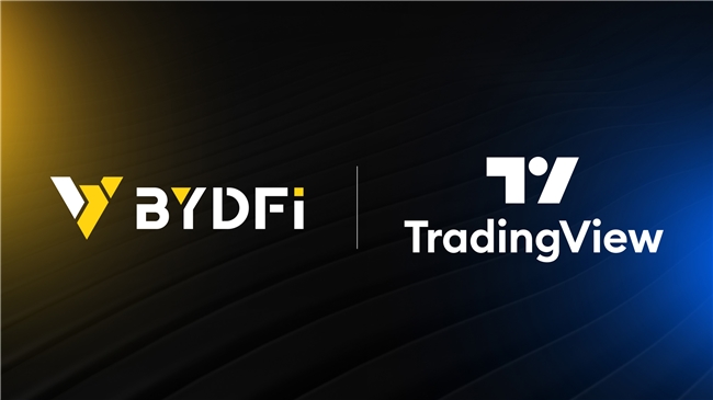 BYDFi 永续合约数据正式上线 TradingView