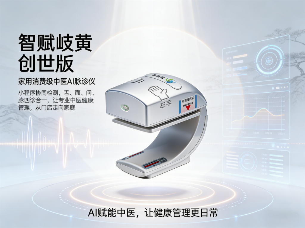 新品发布｜智赋岐黄家用消费级中医AI脉诊仪（创世版）正式上线