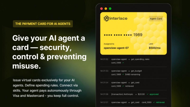 Interlace 发布 Agent Card，面向 AI Agent 构建可控支付机制
