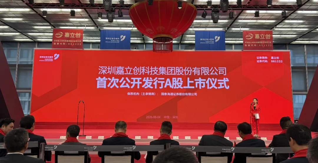 祝贺嘉立创成功上市！康冠科技以战略配售深化产业链协同布局 KTC