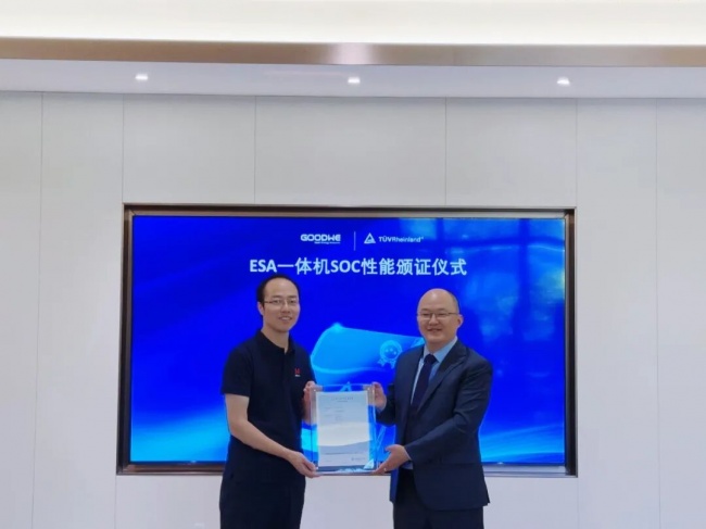 储能SOC性能全球最高等级！固德威斩获TÜV莱茵权威认证！