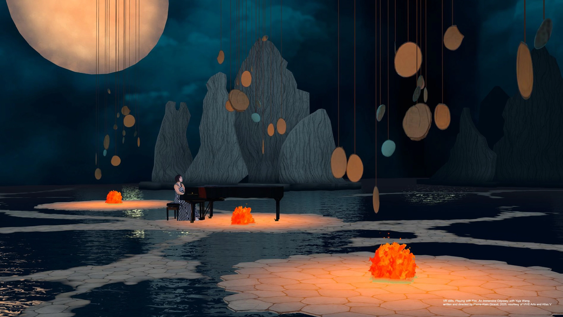《羽火共舞》VR画面／VIVE Arts及Atlas V提供；图片来源：香港艺术节官网
