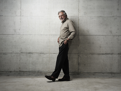 Hubot's founder Carlo Crocco wearing the new Classic Fusion Tributo Hubot's founder Carlo Crocco wearing the new Classic Fusion Tributo