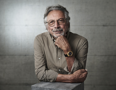 Hubot's founder Carlo Crocco wearing the new Classic Fusion Tributo Hubot's founder Carlo Crocco wearing the new Classic Fusion Tributo
